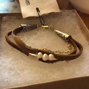 Brand New Fair Trade Leather Bracelet